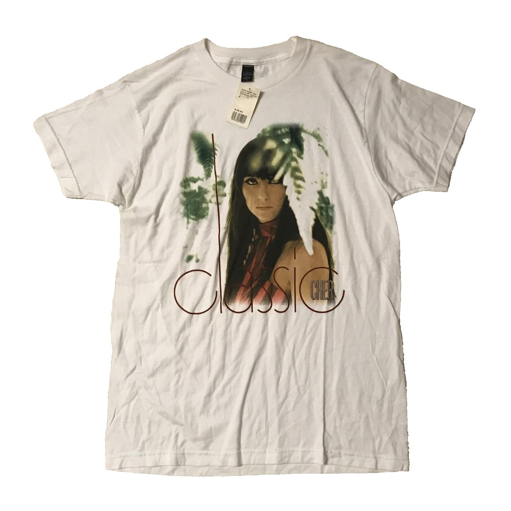 Classic Cher at Monte Carlo Las Vegas Concert White T-Shirt size Med NWT